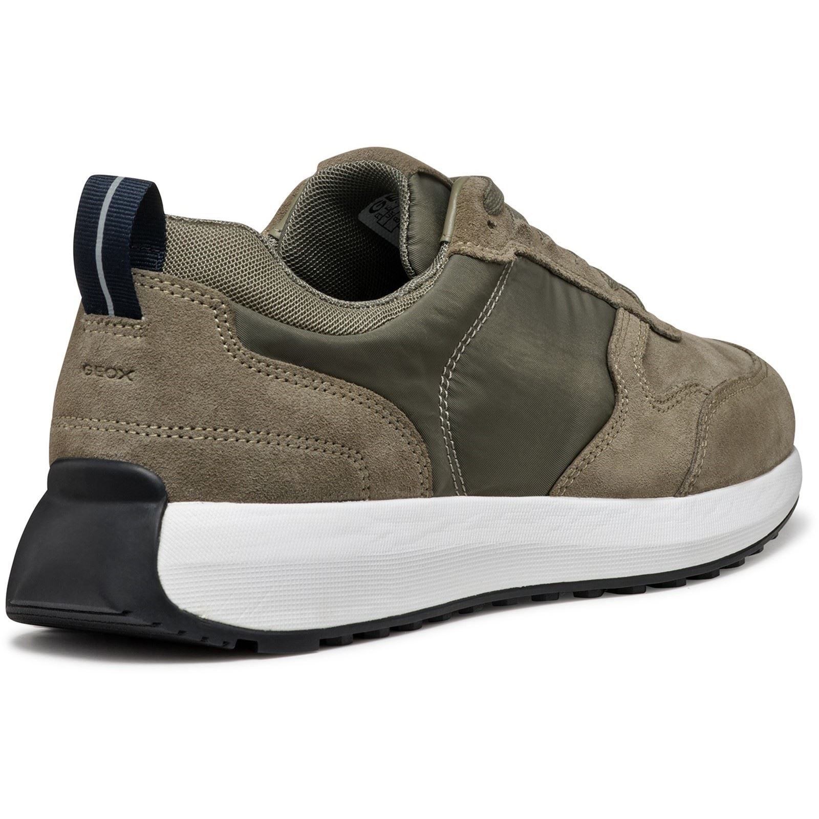 Geox U VOLPIANO Leather Men's Sage Sneakers