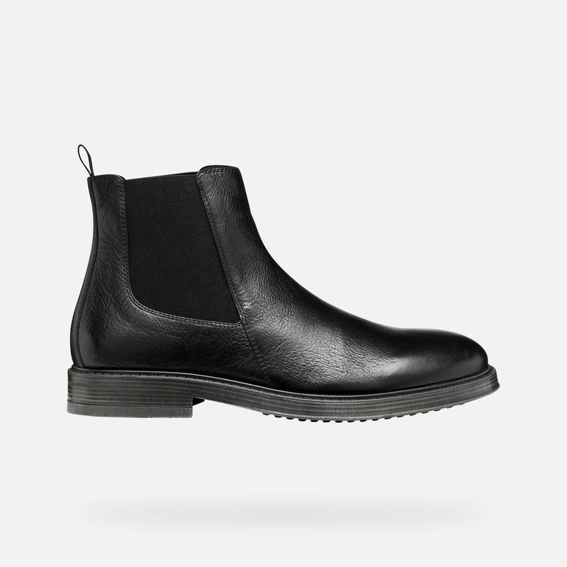 Geox Spherica EC1 Leather Men's Black Boots