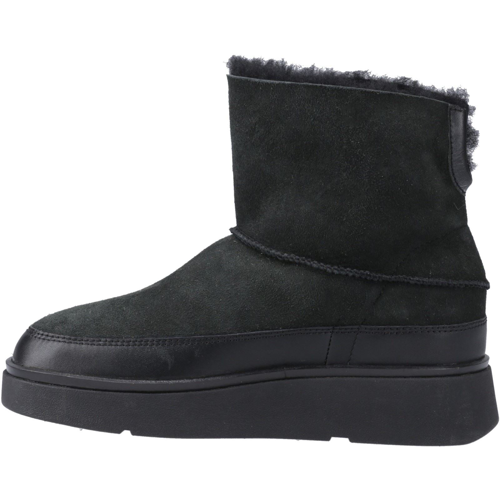 Fitflop Gen-FF Mini Double-Faced Leather Women's All Black Boots