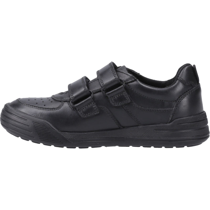 Hush Puppies Sully Leather Boys's Black Shoes