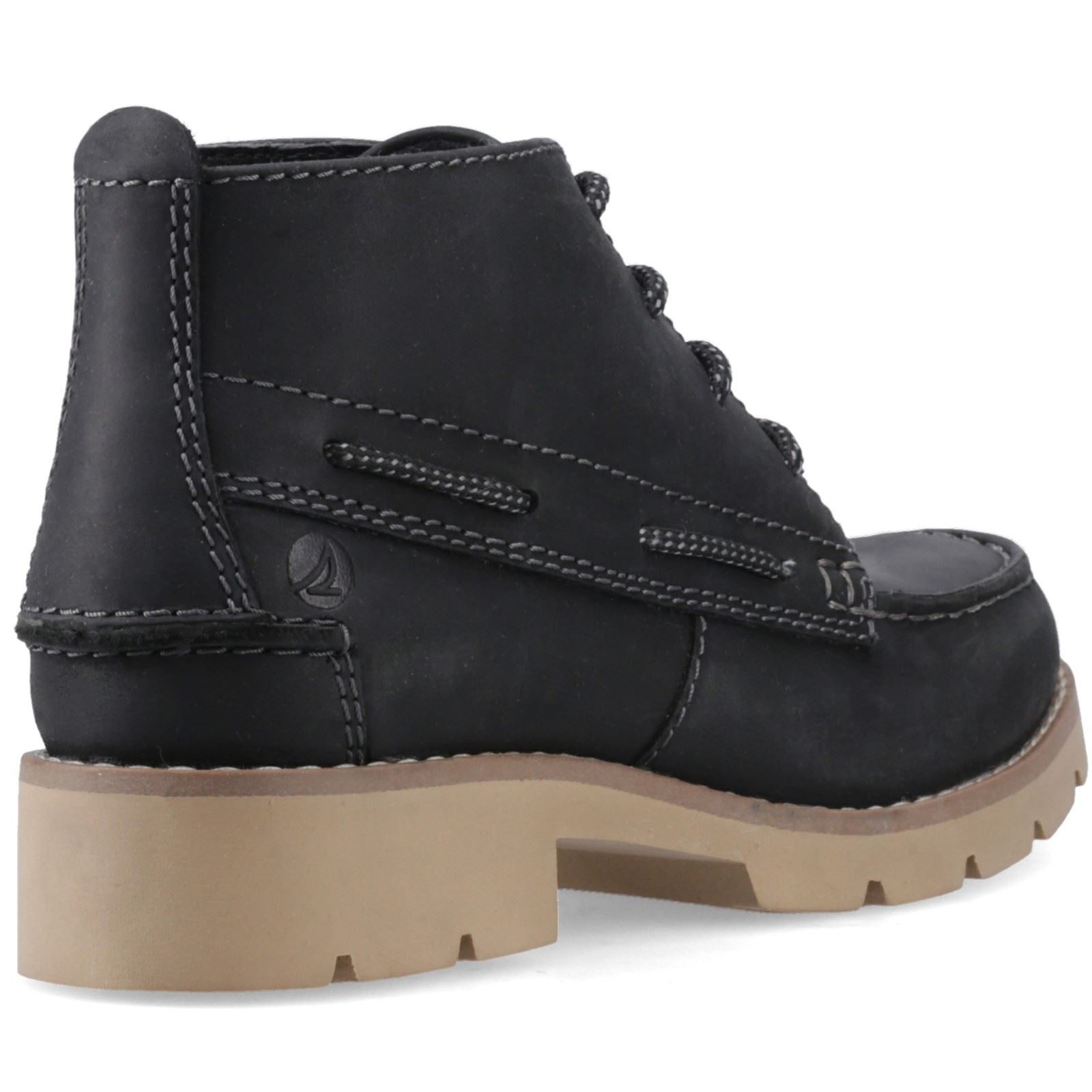 Sperry Savanna Leather Women's Black Boots