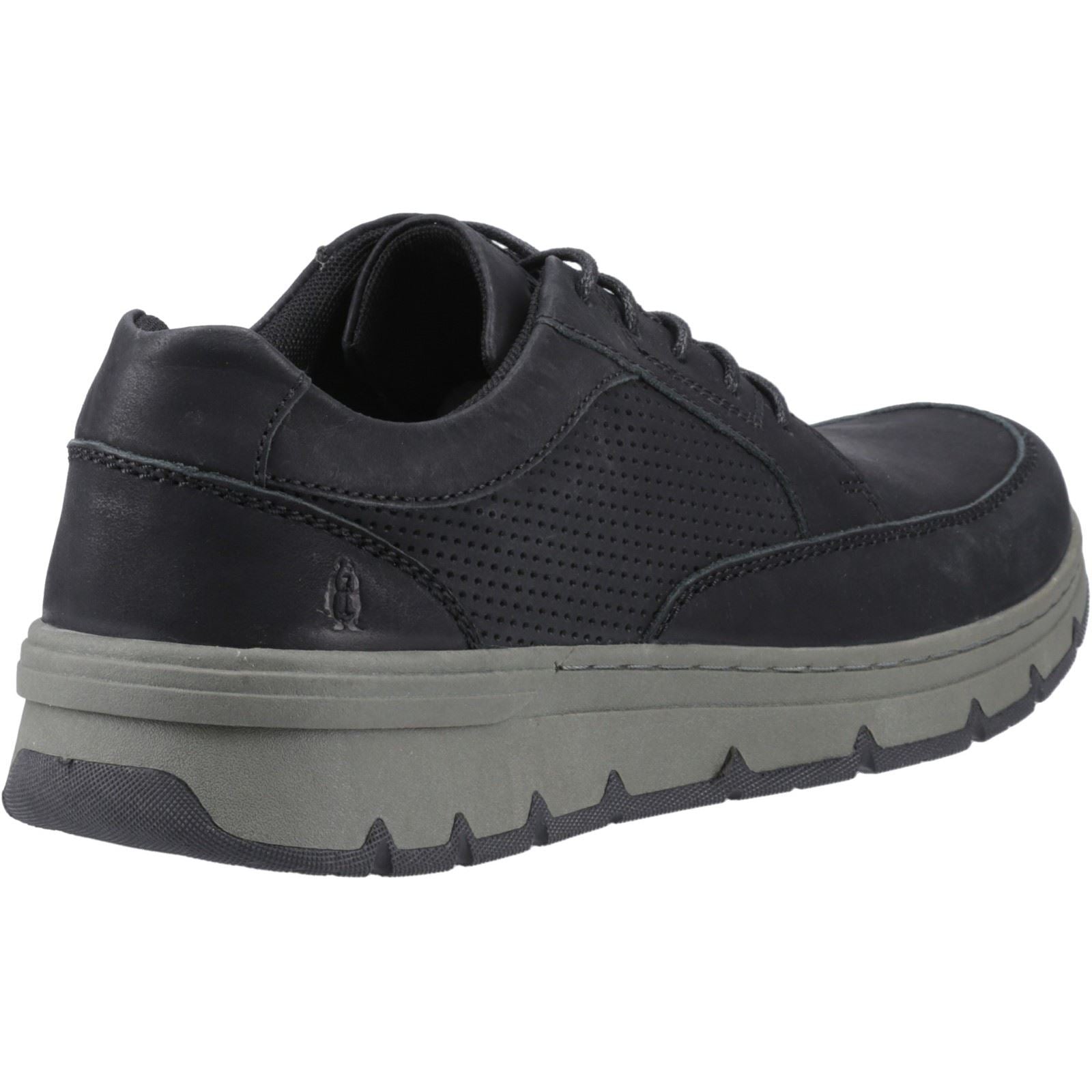 Hush Puppies Nelson Leather Men's Black Lace-Up Shoes