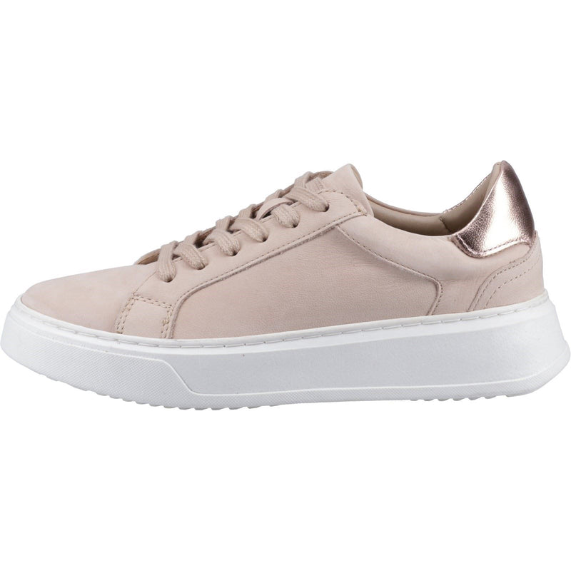 Hush Puppies Camille Leather Women's Blush Sneakers