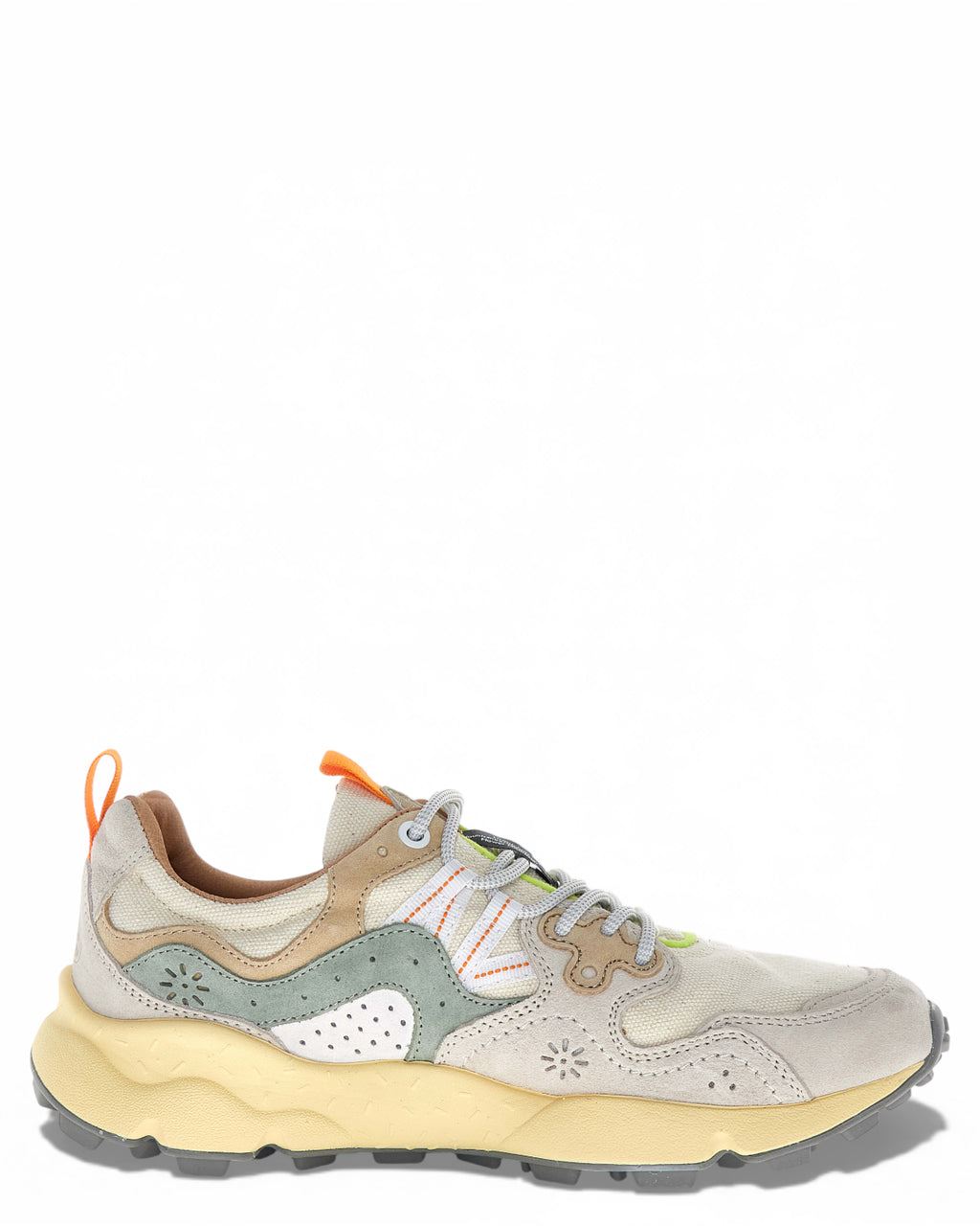 Flower Mountain Yamano 3 Off White/Green Sneakers