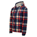 Hard Yakka Check Zoodie Synthetic Women's Blue Hooded Sweatshirt