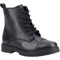 Hush Puppies Lauren Senior Leather Girls's Black Boots