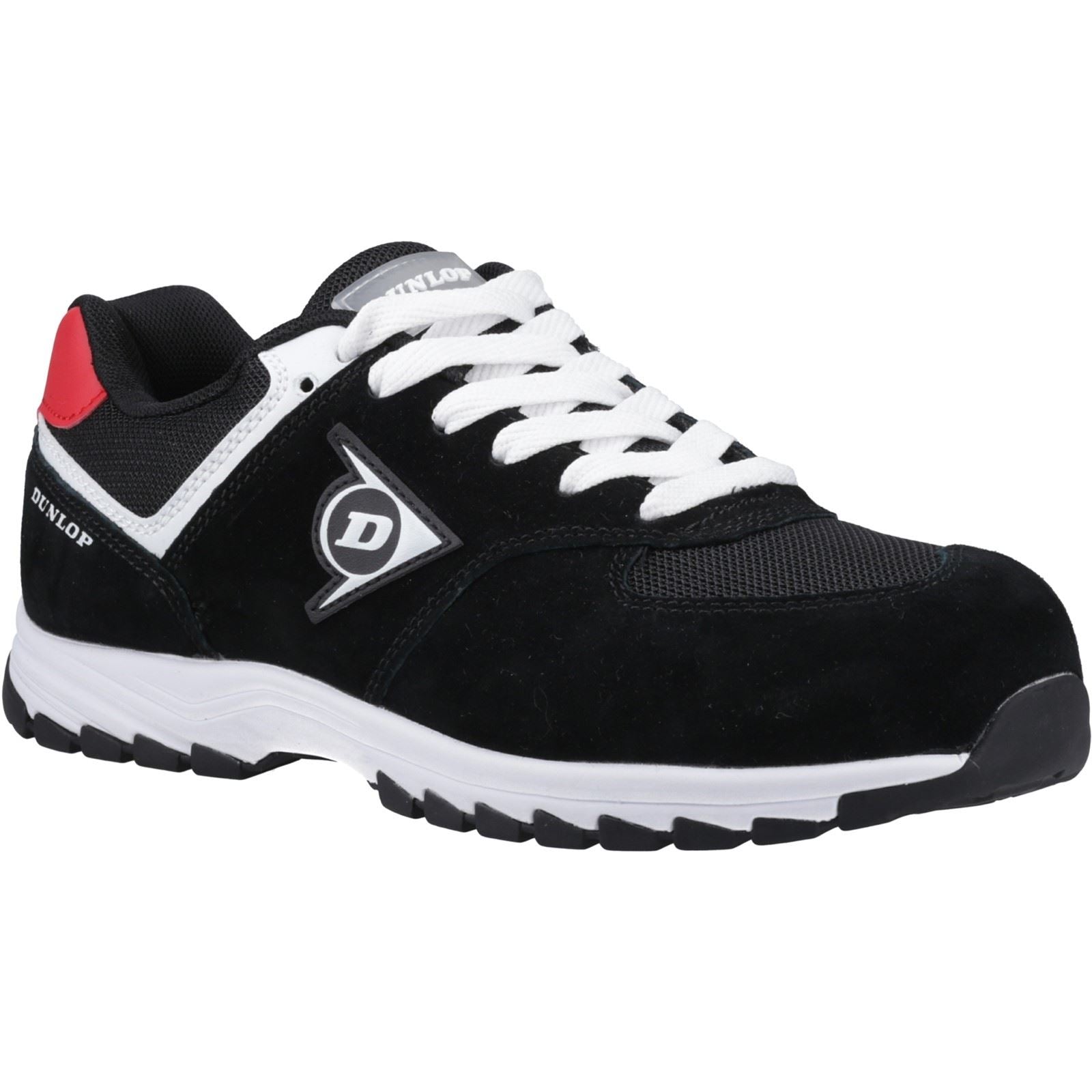 Dunlop Arrow Suede Men's Black/Red/White Safety Shoes