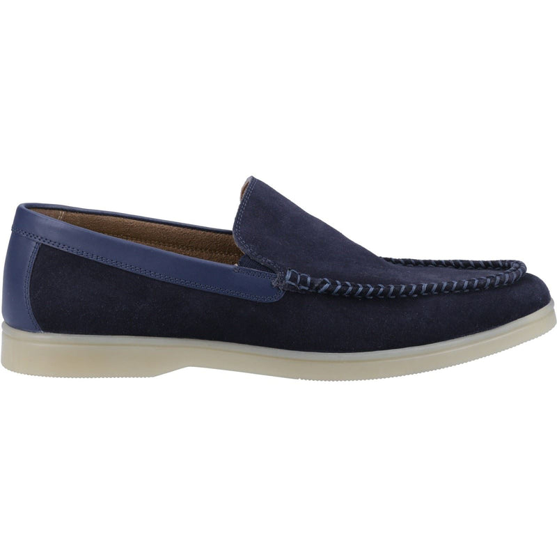 Hush Puppies Leon Suede Men's Navy Loafers