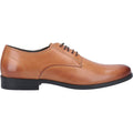 Hush Puppies Oscar Clean Toe Leather Men's Tan Lace-Up Shoes