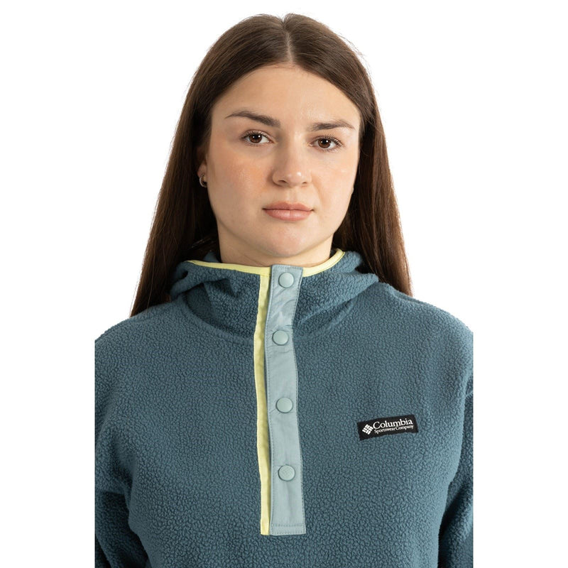 Columbia Helvetia II Hoodie Polyester Women's Blue Hooded Sweatshirt