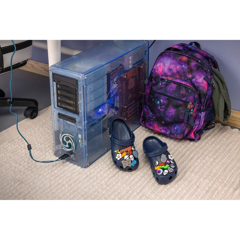 Crocs Toddler Classic Synthetic Navy Loafers