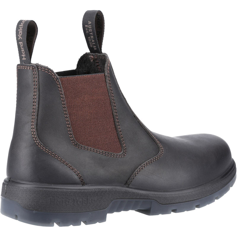 Hard Yakka Outback Leather Brown Safety Boots