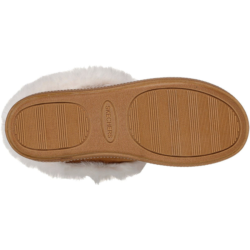Skechers Cozy Campfire Winter Nights Synthetic Women's Chestnut Slippers
