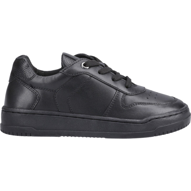Hush Puppies Dougie Leather Boys's Black Sneakers