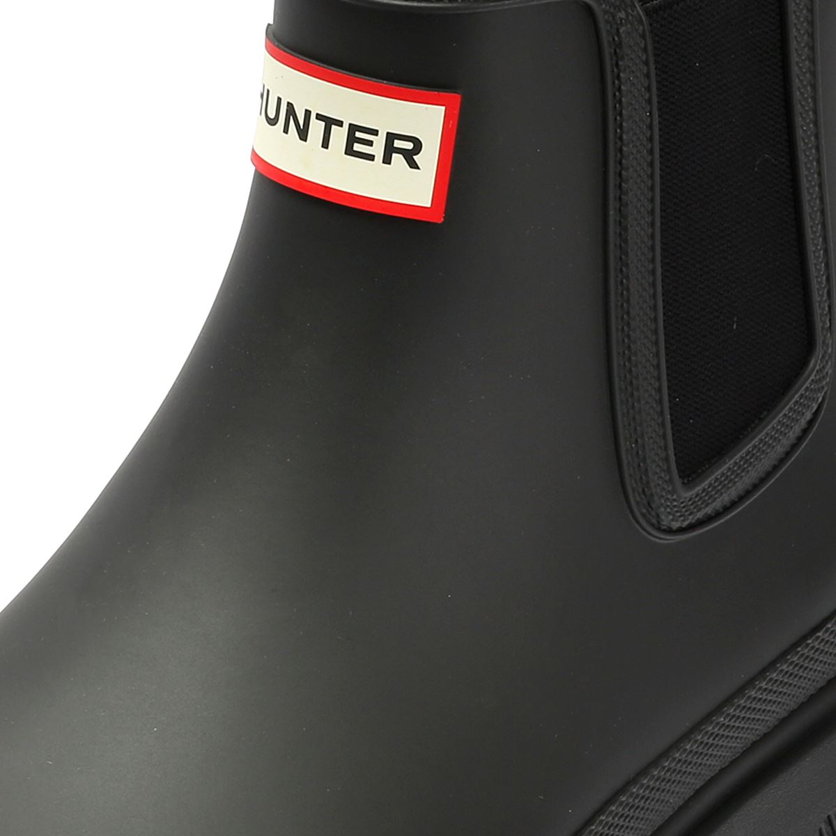 Hunter Downpour Chelsea Rubber Women's Black Wellington Boots