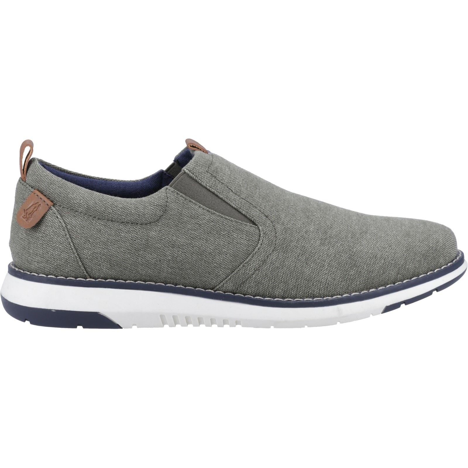 Hush Puppies Benny Canvas Men's Khaki Loafers