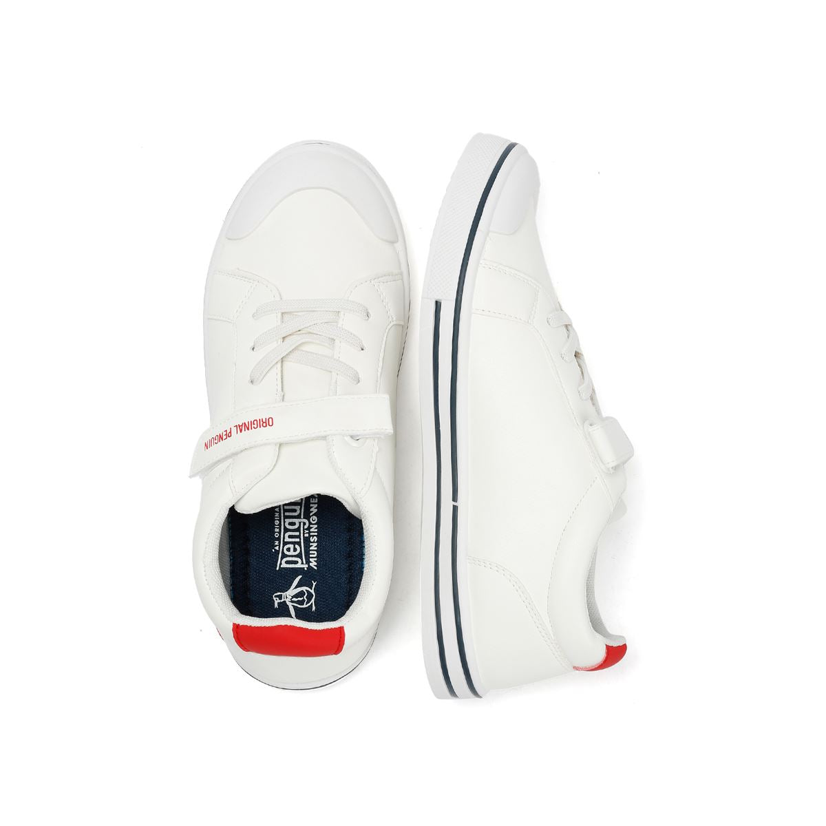 Penguin Junior Rainbow White Sneakers