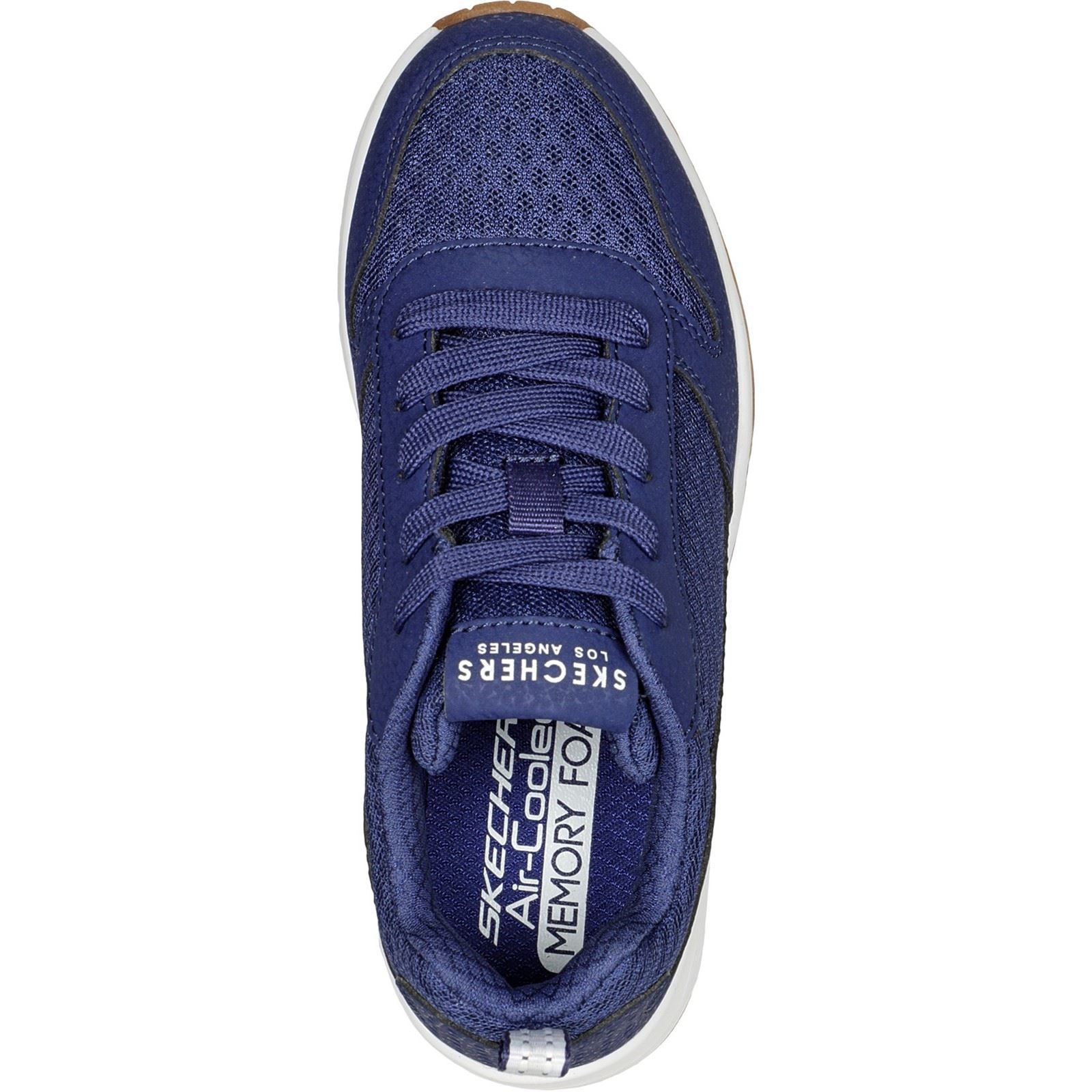 Skechers Uno - Powex Polyurethane Boy's Navy Trainers