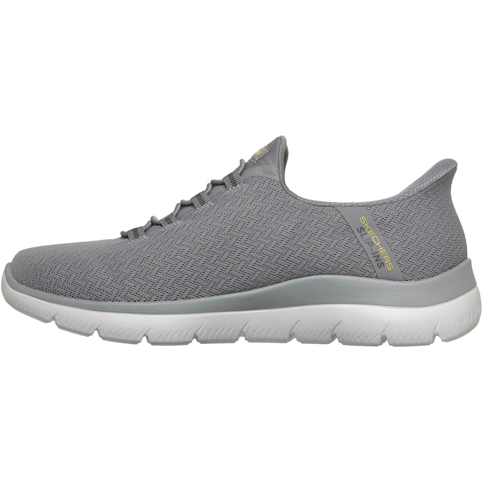 Skechers Arch Fit Summits Kynor Polyester Men's Grey/Lime Sneakers