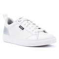 Hugo Morrie Tennis Women's White/Silver Sneakers