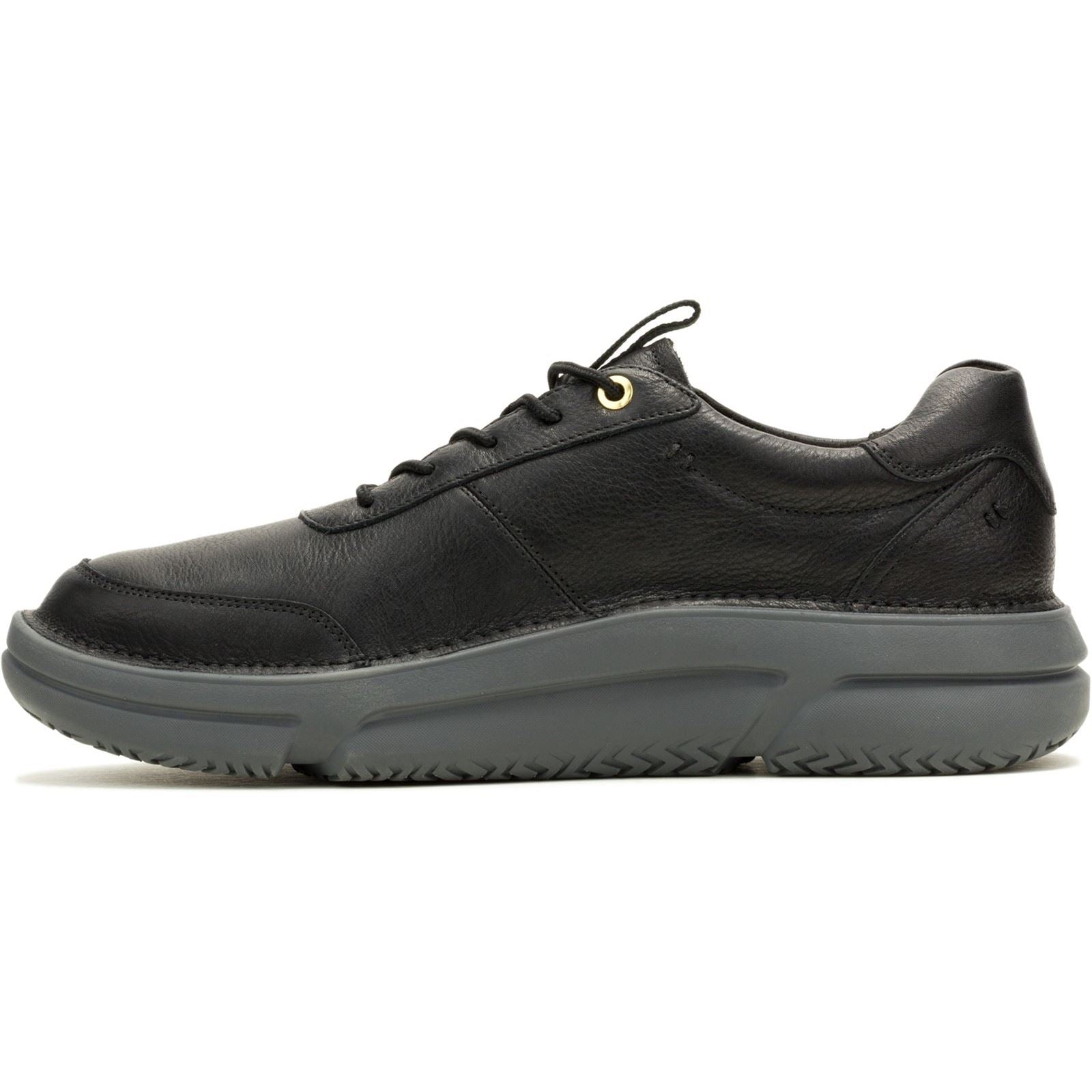 Hush Puppies Baylor Leather Men's Black Sneakers