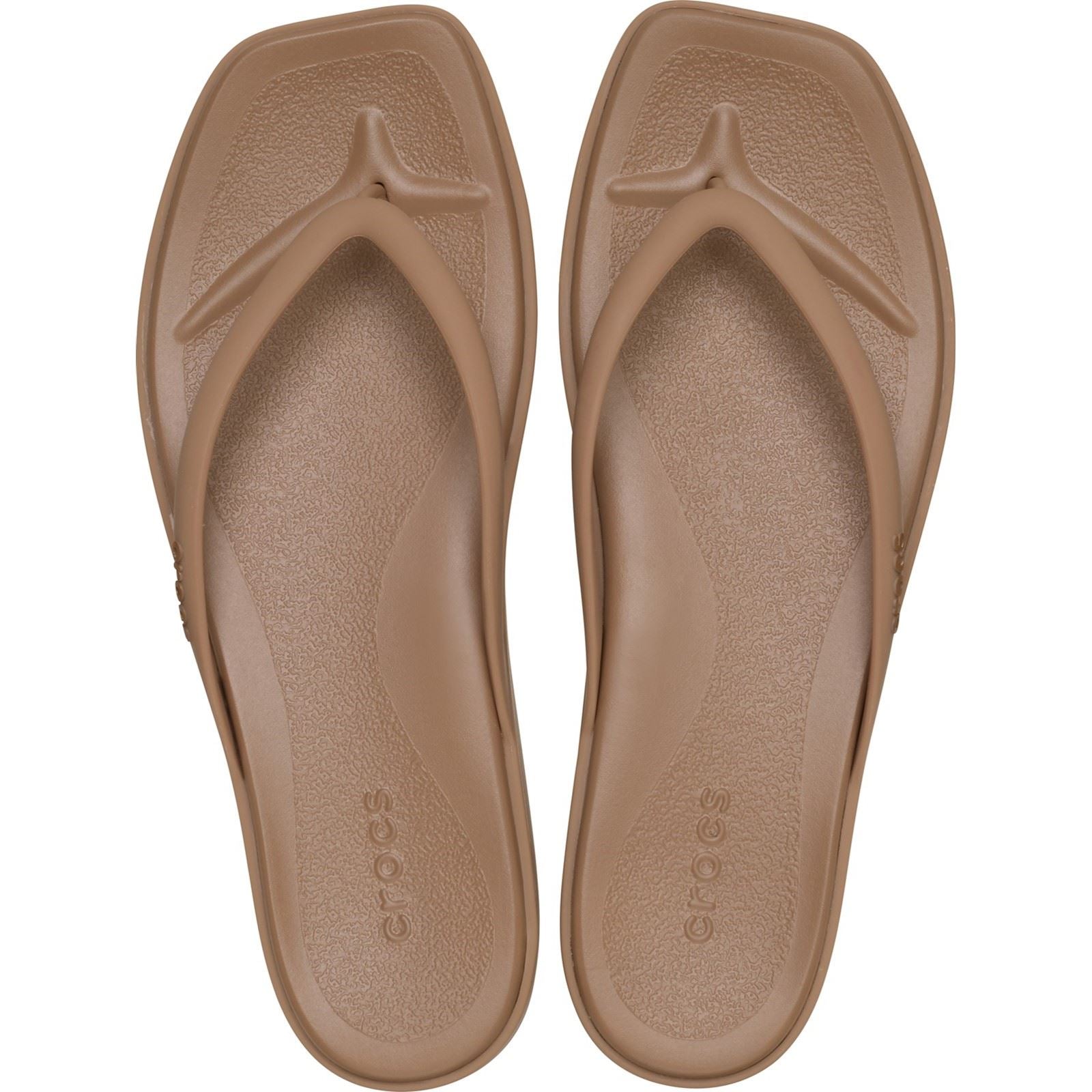 Crocs Miami EVA Women's Milk Chocolate Flip Flops