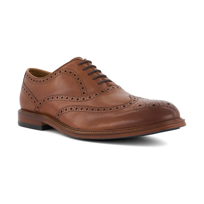 Dune Solihull Leather Men's Tan Brogues Shoes