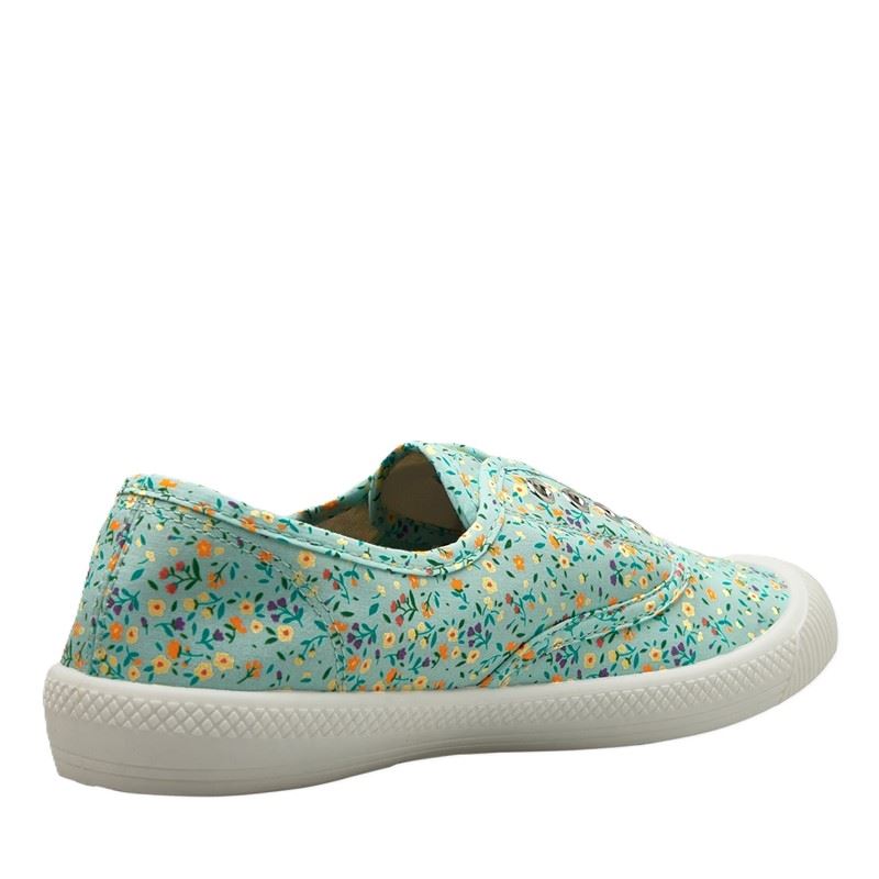 Penguin Anita Canvas Women's Sage Floral Pumps