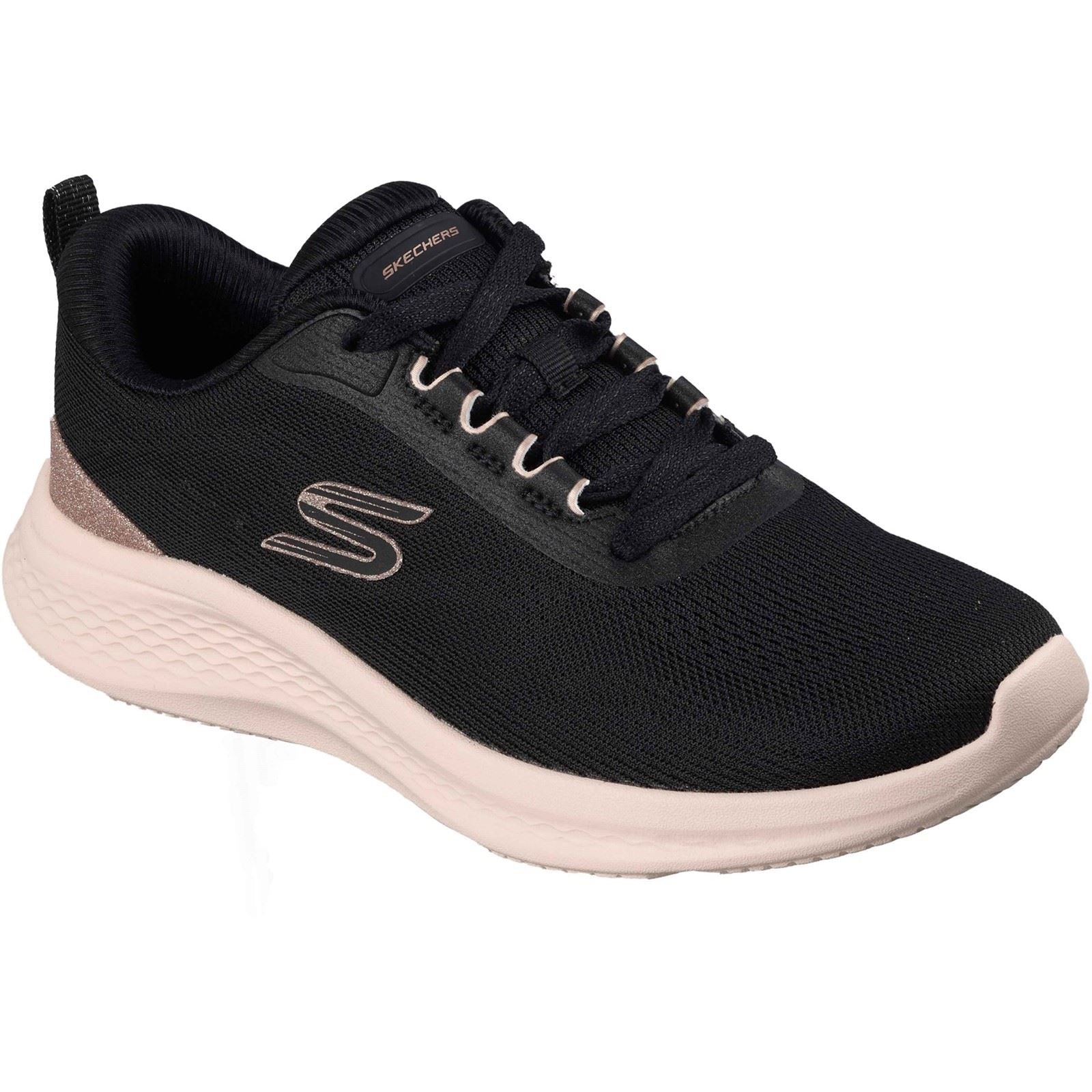 Skechers Skech-Lite Pro 2.0 Polyester Women's Black/Rose Gold Sneakers