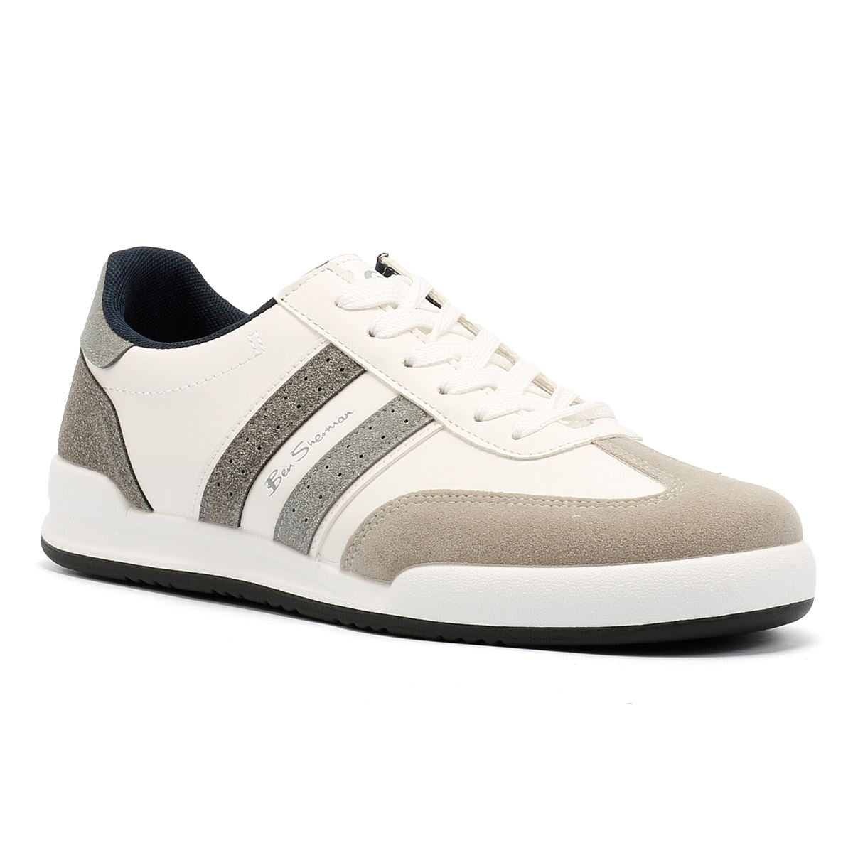 Ben Sherman Sokka Men's White/Gray Sneakers