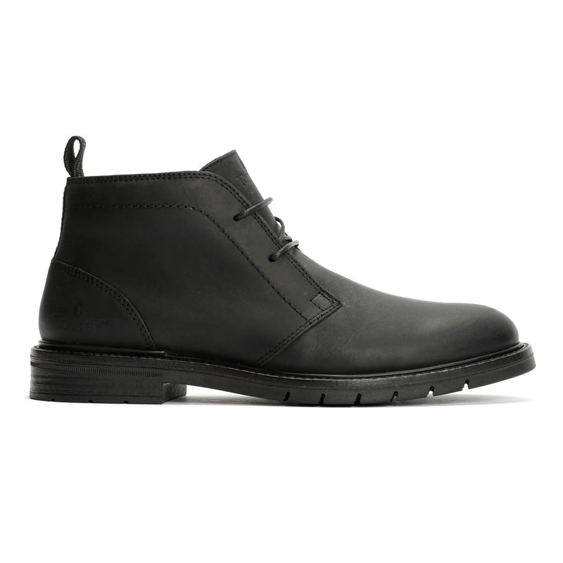 Tower London Armour Lace Up Leather Men's Black Boots