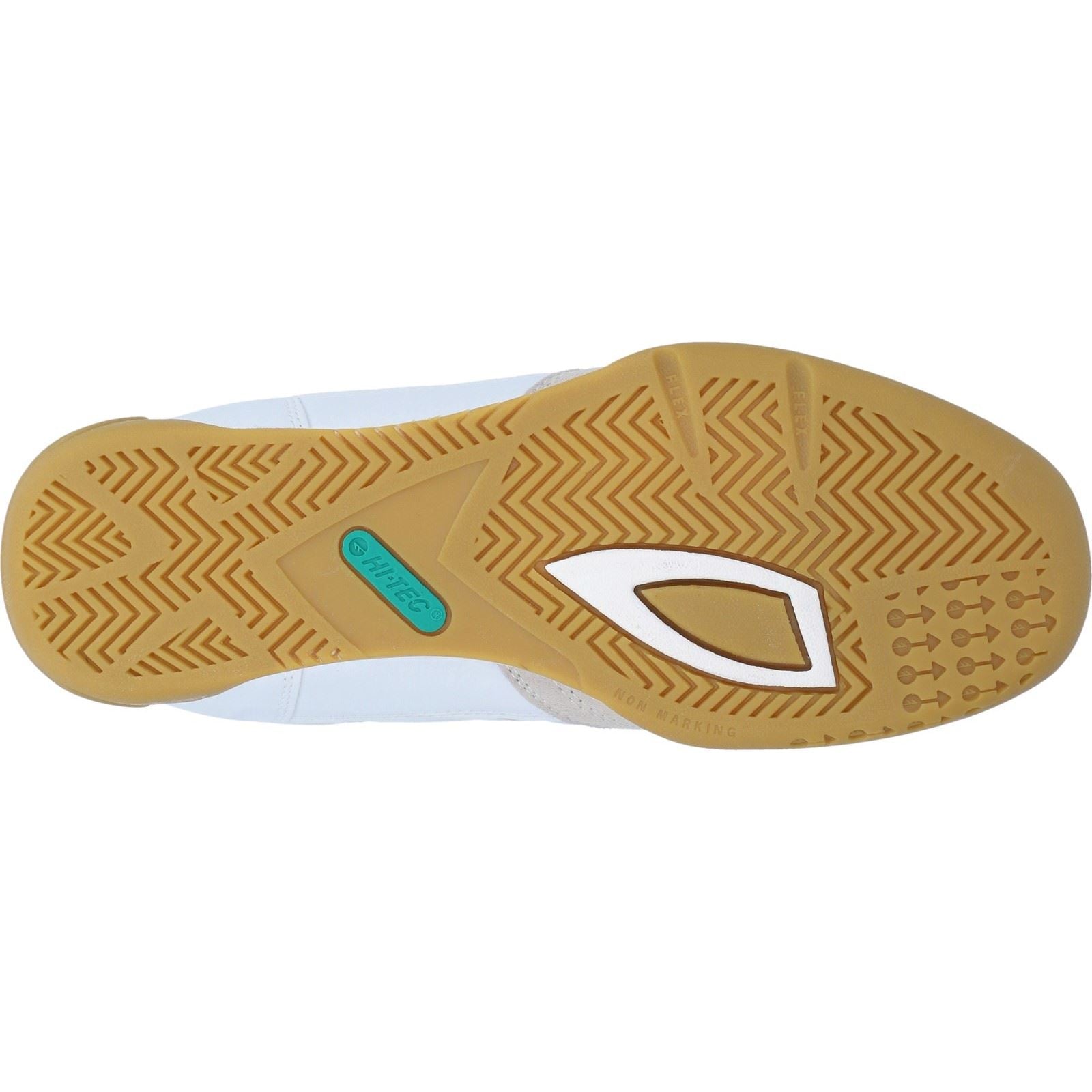 Hi-Tec Squash Sneaker Textile/Leather White Sneakers