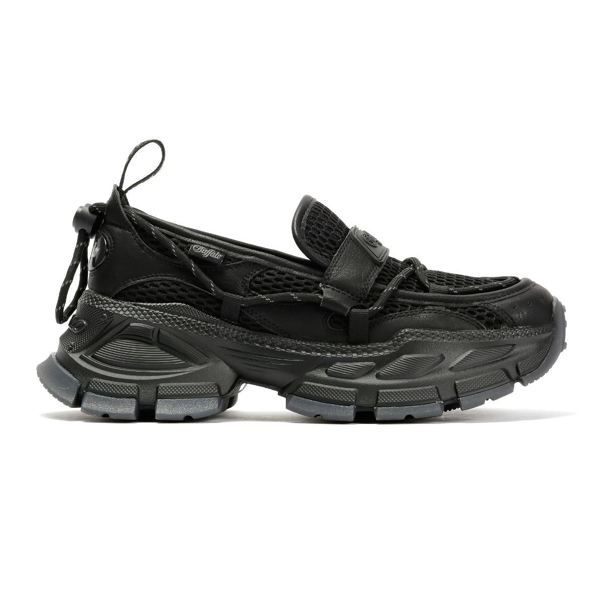 Buffalo Loafer TEC Women's Black Loafers