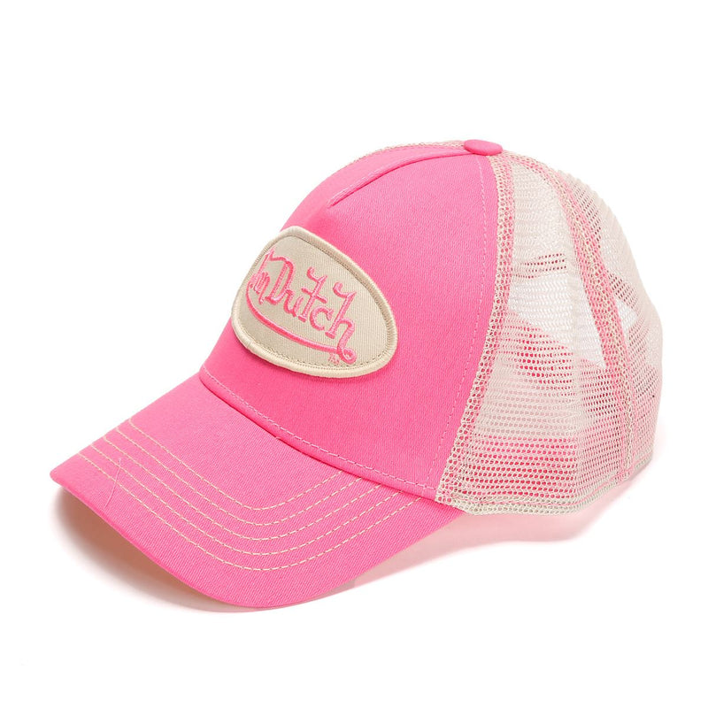 Von Dutch Staple Trucker Cotton Pink Caps
