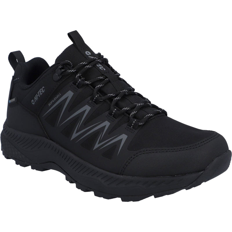 Hi-Tec Stealth Low Synthetic Men's Black/Dark Grey Hiking Boots