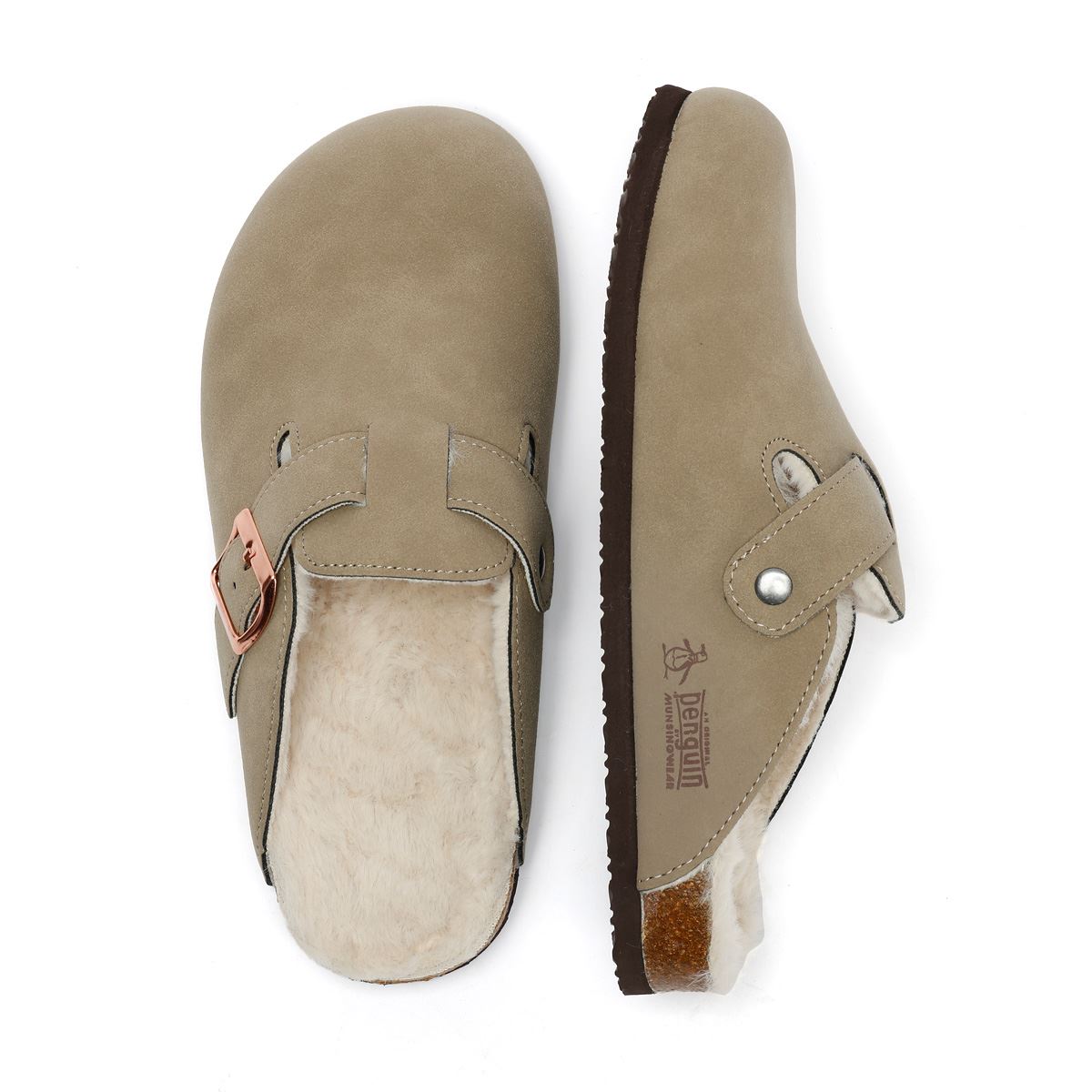 Penguin Poppy Fur Suede Women's Sand Mules