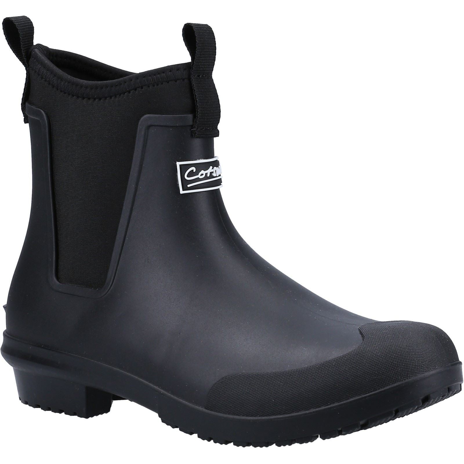 Cotswold Grosvenor Synthetic Black Wellington Boots