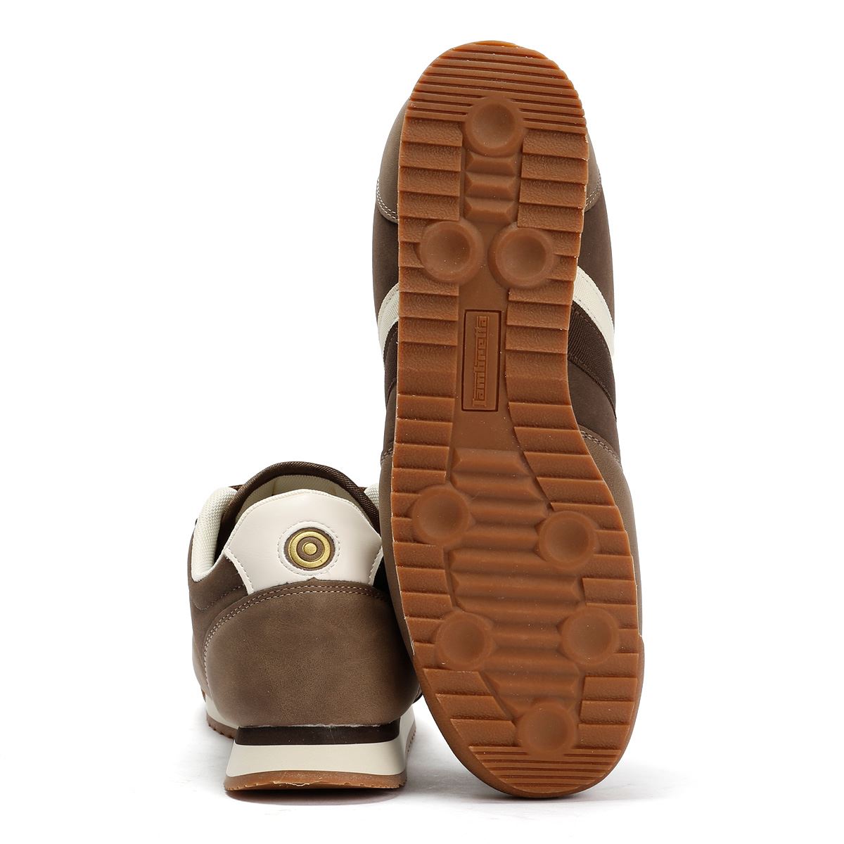 Lambretta Diego Men's Choc/Cream Sneakers