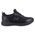 Skechers Workwear Squad Sr Wide Textile Women's Black Safety Sneakers
