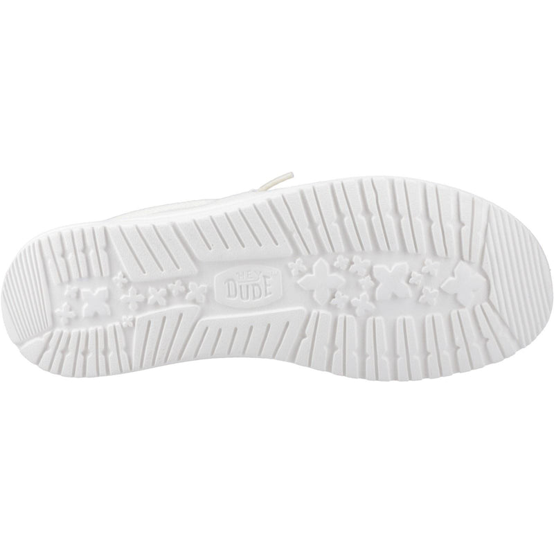 HEYDUDE Wally Resort Synthetic Blend Men's White/Multi Moccasins Shoes