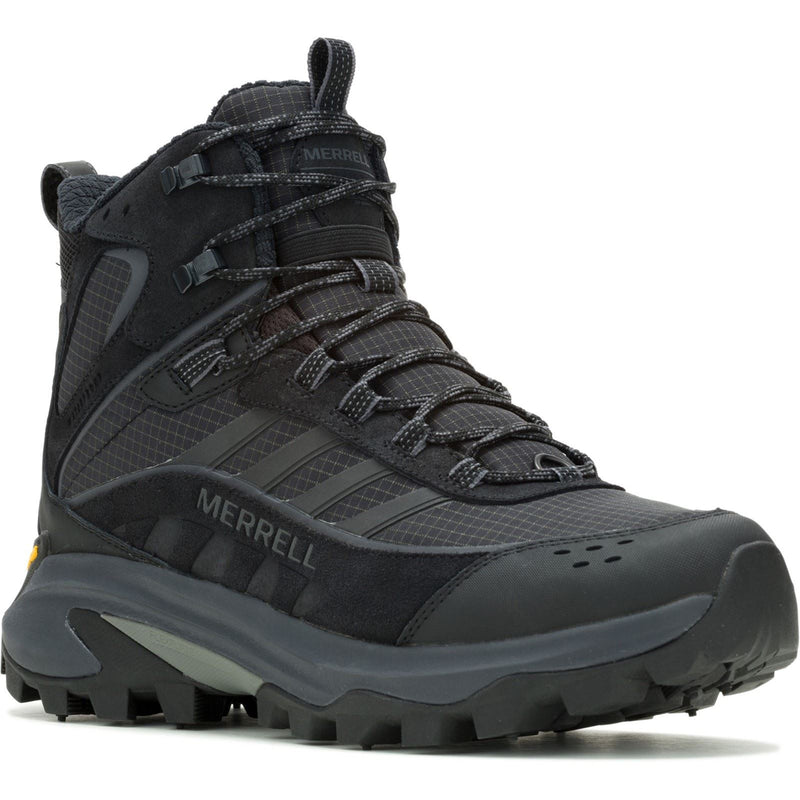 Merrell Moab Speed 2 Thermo Mid Suede Men's Triple Black Hiking Boots