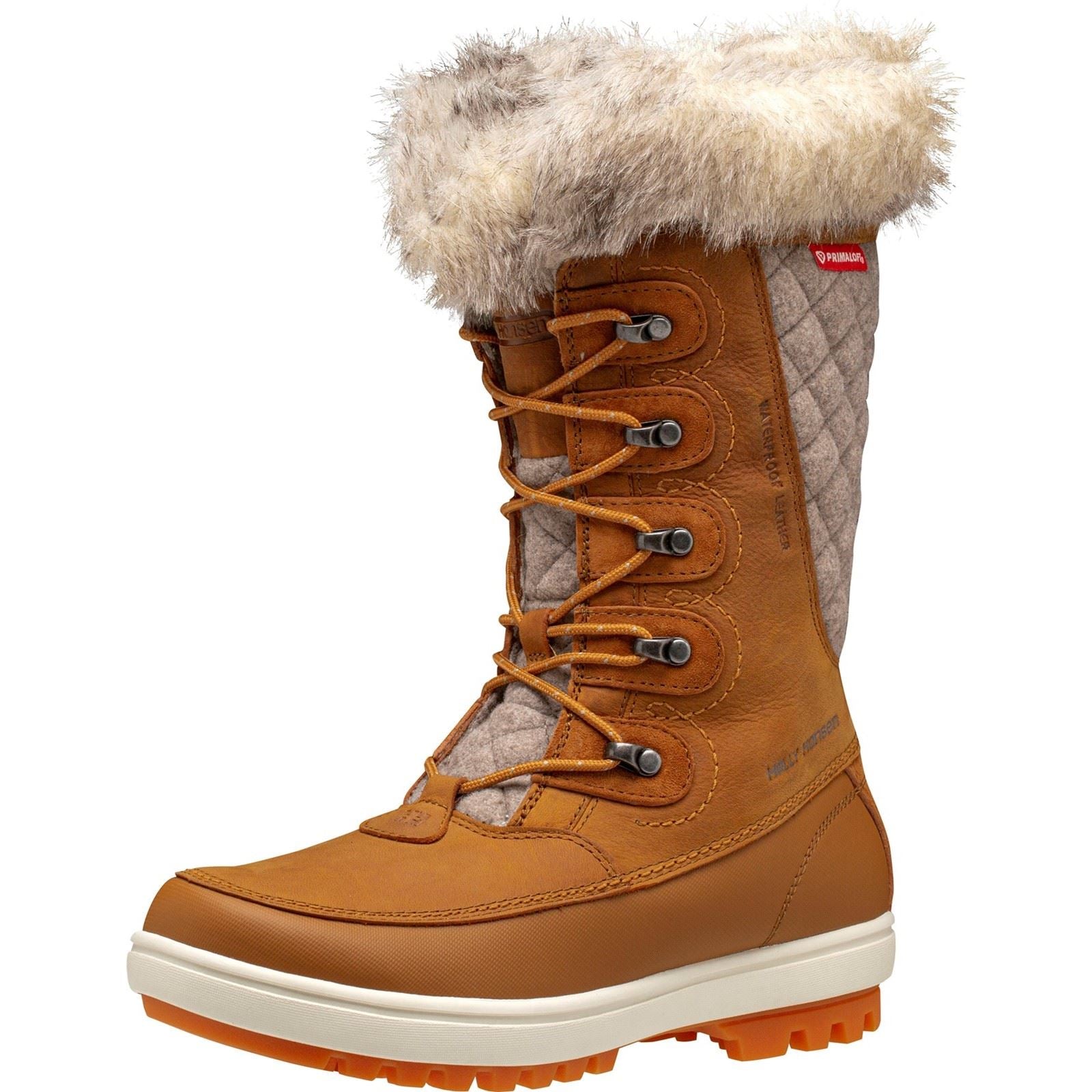 Helly Hansen Sport Garibaldi Leather Women's New Wheat/Dark Khaki Winter Mid Calf Boots