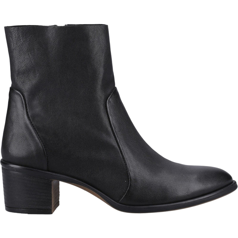 Hush Puppies Winona Leather Women's Black Boots