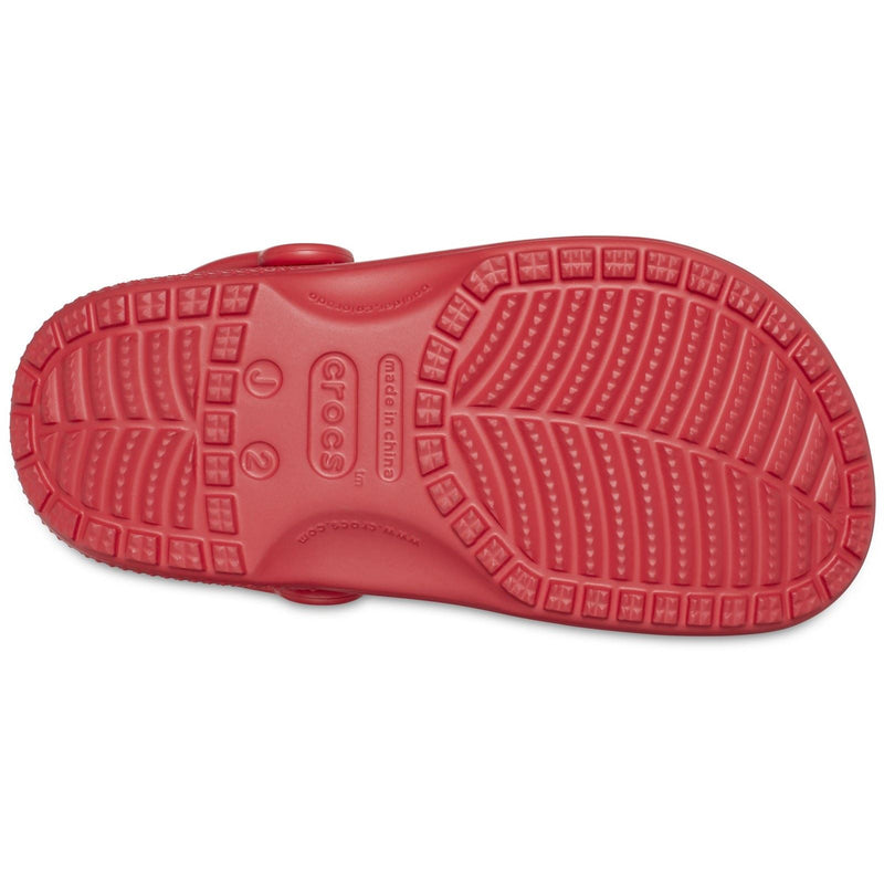 Crocs Kids' Classic Synthetic Varsity Red Loafers