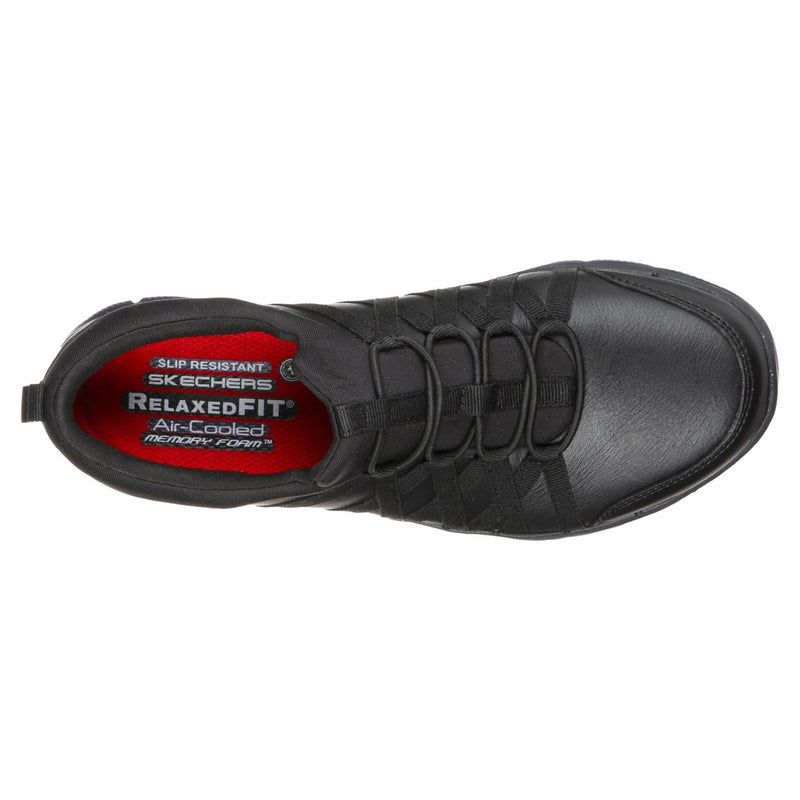 Skechers Workwear Ghenter Dagsby Leather Women's Black Trainers