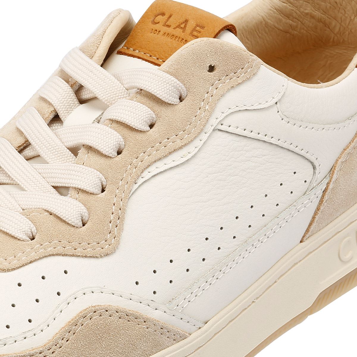 Clae Haywood Men's Fog Leather Safari Sneakers