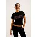 Juicy Couture Impact Juicy Logo Cotton Women's Black T-Shirt