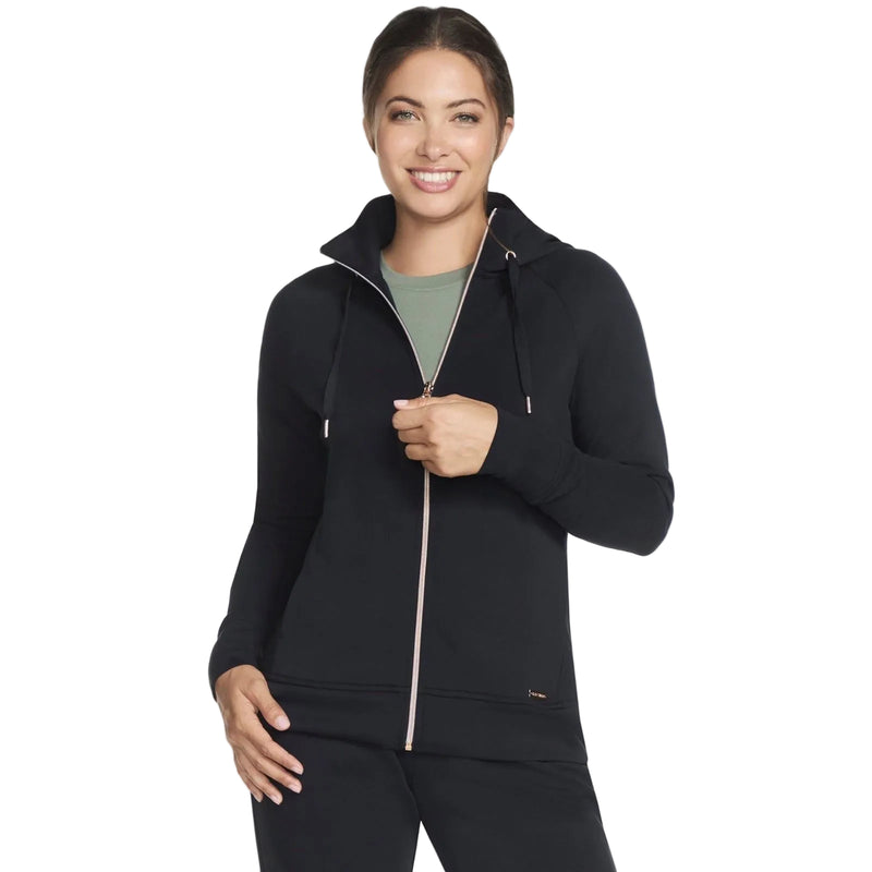 Skechers Performance Skechluxe Elevate Hooded Jacket Women's Black Jacket