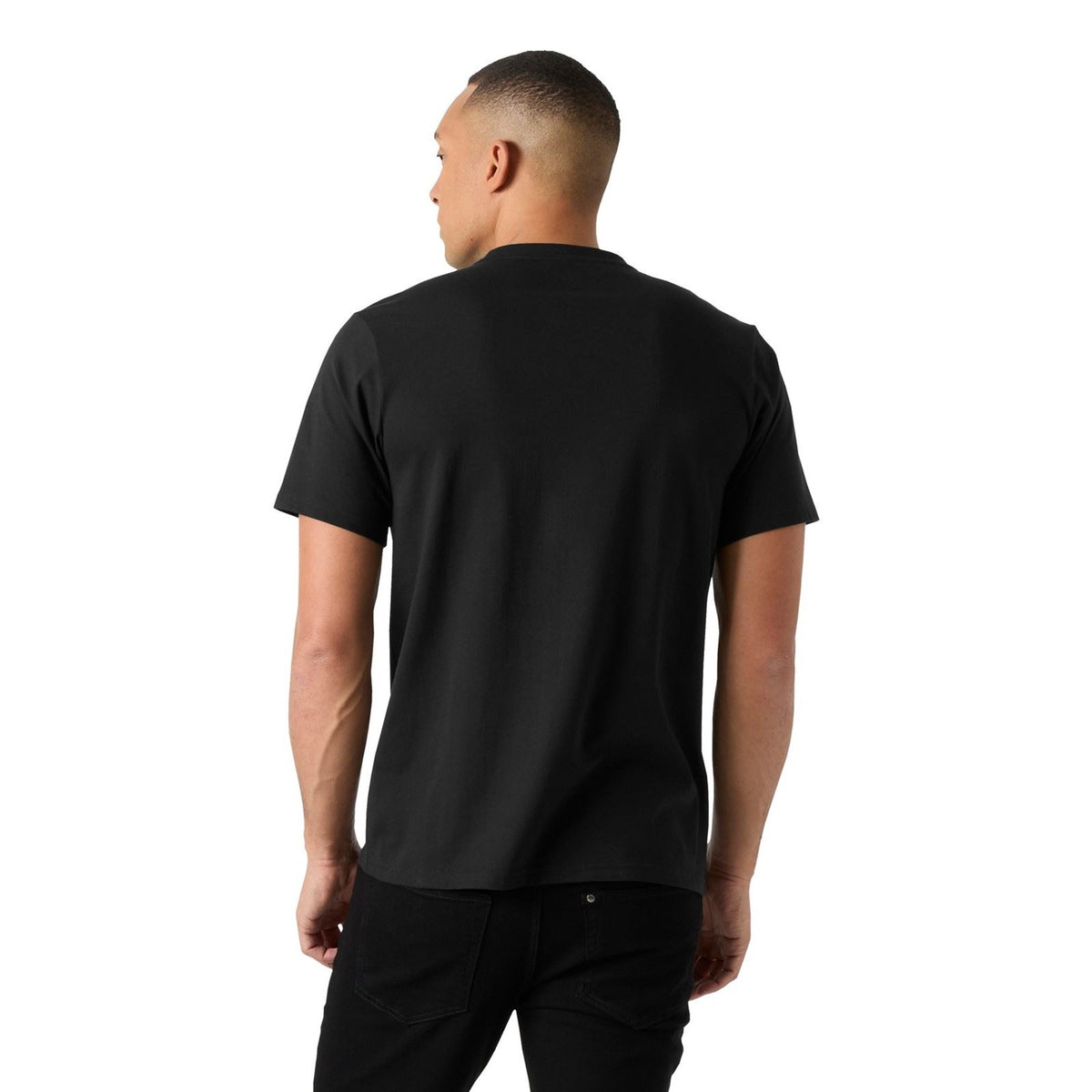 Helly Hansen Sport Staple T-Shirt Cotton Men's Black Short Sleeve T-Shirts