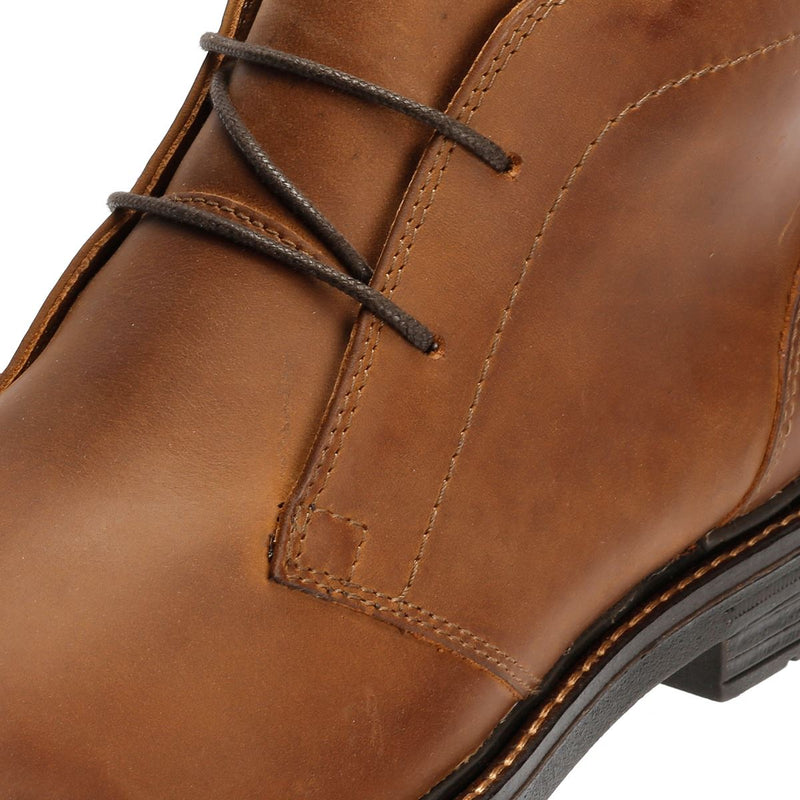 Tower London Armour Lace Up Leather Men's Brown Boots